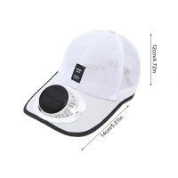 Sombrero de verano con carga solar para hombres y mujeres, malla transpirable, protección solar, sombrilla para exteriores, lengua de pato, sombrero de playa - details 8