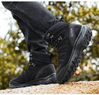 Botas de entrenamiento de combate tácticas para hombre, zapatos de senderismo de respuesta rápida antidesgaste para acampar al aire libre, zapatillas de pesca y caza - details 13