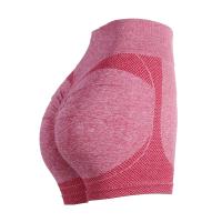 Pantalones Cortos de Yoga para Mujer Entrenamiento de Glúteos, Sin Costuras, Elásticos, Cintura Alta, Control de Barriga, Pantalones Fruncidos - details 10