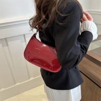 Bolso de hombro informal de nuevo diseño para mujer, bolso de cuero de lujo de Color sólido para axila, bolso pequeño suave y dulce para mujer - details 3