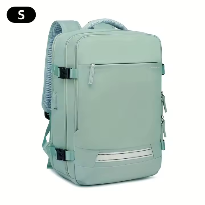 Mochila de Viaje de Gran Capacidad para Negocios Bolso de Computadora de Moda para Mujer con Bolsillos Secos y Húmedos Mochila de Commuting Diario Multifuncional - 1
