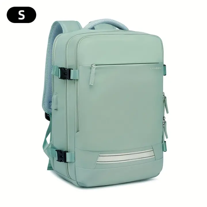 Bolso de ordenador de gran capacidad para mujer, mochila multifuncional para desplazamientos diarios, con bolsillos secos y húmedos - 1