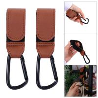 Bolsas colgantes giratorias de cuero PU, mosquetón de aleación de aluminio, ganchos para cochecito, Clips, gancho para cochecito, organizador de carrito, bolsa de bebé, gancho para cochecito - details 14