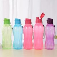 Botella de agua de plástico portátil de gran capacidad, vaso deportivo a prueba de fugas, hervidor de agua de Color sólido para gimnasio, 800/1100ML - details 0