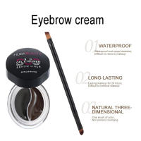 Crema para cejas superimpermeable de larga duración, dos colores, Gel para cejas teñido a prueba de sudor, maquillaje marrón de alta pigmentación, cosmético para mujer - details 3
