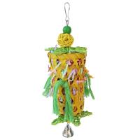 Juguetes Ralladores para Pájaros 3 Pcs Juego de Masticación y Columpio Hecho a Mano de Bambú Adecuado para Pajareras Pequeñas como Periquitos y Papagayos - details 2