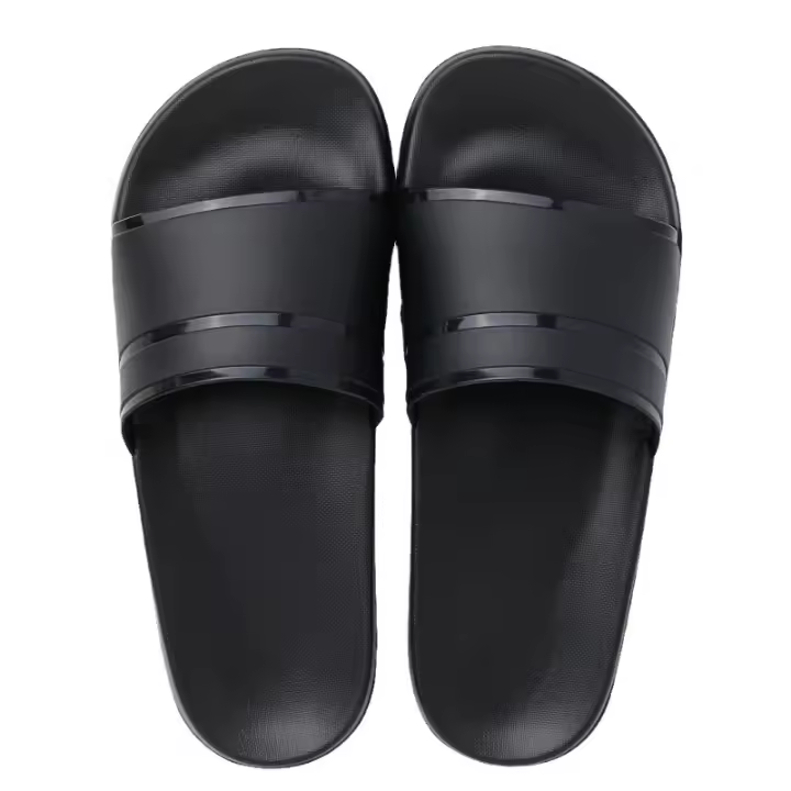 Zapatillas para el hogar, sandalias de baño antideslizantes para baño, parejas pisando mierda y usando zapatillas EVA interiores para hombres. - 1