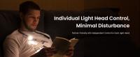 Yeelight LED Luz de libro para el cuello Luz de lectura nocturna Luz de lectura Luz nocturna Doble cabezal regulable Carga tipo C Ajuste de fuente de luz de 3 niveles - details 4