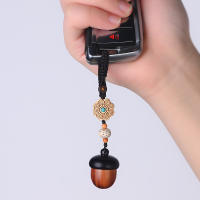 Llavero de Coche con Cono de Pino Accesorio Creativo de Joyería para Hombres y Mujeres - details 2
