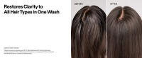 Restores clarity to all hair types in one wash
