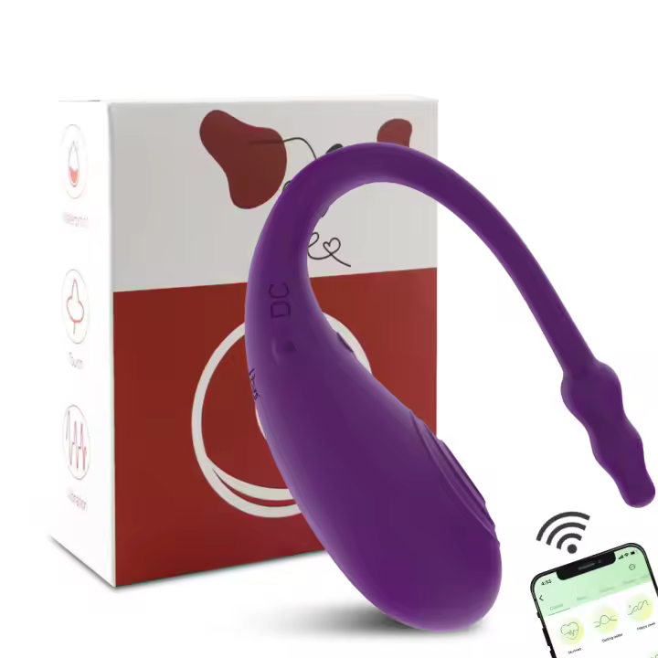 Consolador inalámbrico con Bluetooth para mujer, vibrador realista con aplicación remota, huevo vibrador para clítoris, bragas vibradoras femeninas, juguete sexual - 1