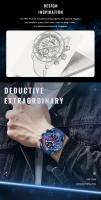 Reloj Deportivo de Cuarzo Mini Focus Impermeable, Multifuncional con Toma de Cuerda Giratoria y Dial Luminoso Regalo Perfecto para él - details 1