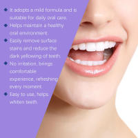 Pasta de dientes de belleza púrpura blanca brillante, limpieza bucal suave, aliento fresco, cuidado de los dientes limpios - details 6