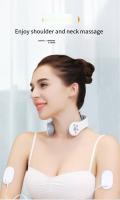 Dispositivo de masaje TENS para cuello y hombros, masajeador muscular de compresión caliente de 6 pulsos, tratamiento de relajación de Espondilosis Cervical - details 11