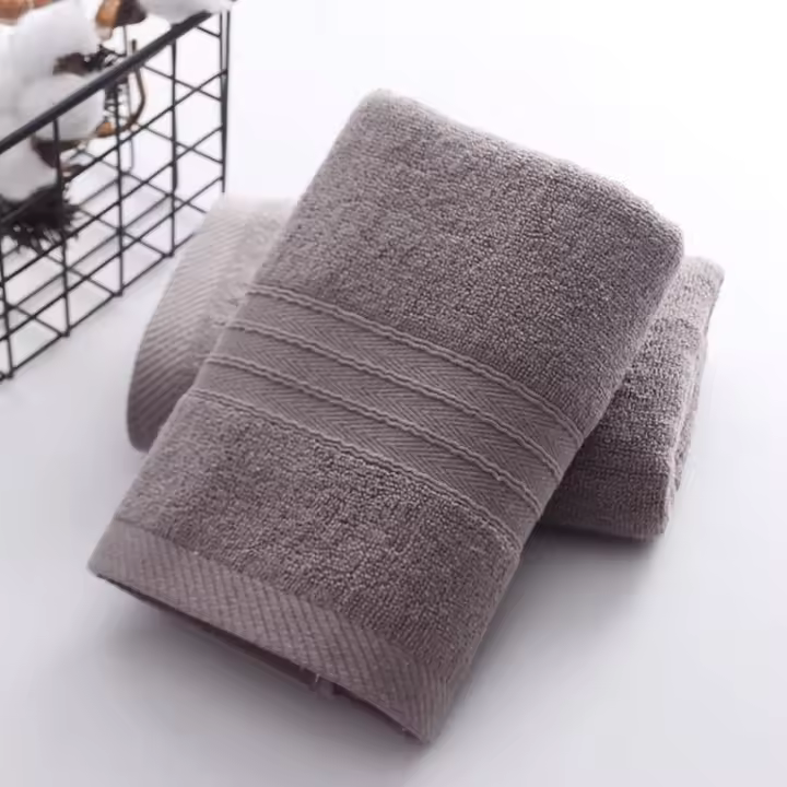 Toalla facial de algodón puro Clase a, toalla de mano absorbente, gruesa, alto Sol, 34x74CM - 1