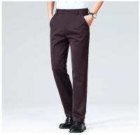 Pantalones informales elásticos para hombre, pantalones de traje de negocios, pantalones de vestir transpirables para primavera y verano, pantalones de trabajo de longitud completa para hombre - details 20