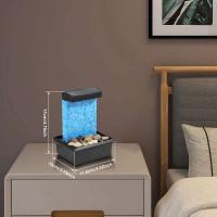 Mesa con luz, batería/USB, fuente de meditación Zen para interiores, funciona con USB, para mesa - details 7