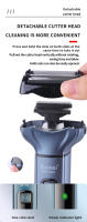 Kemei-cortadora de pelo eléctrica 3 en 1 para hombre, máquina de afeitar inalámbrica, recargable, para Barba - details 6