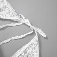 Vestido de encaje con corte bajo y cintura alta, estilo sexy, novedad de verano, ropa de mujer M24DS193 - details 12