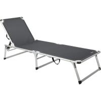 Tumbona plegable de aluminio sin sombrilla, Azul - details 6