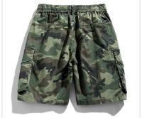 Pantalones Cargo de Camuflaje de Algodón 100% Pantalones Cortos Casuales para Hombres en Verano con Múltiples Bolsillos - details 2