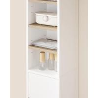 Mueble de Baño de Alto Estante Estanterías con 2 Puertas y Cajón Blanco Tamaño 20x20x180cm - details 51