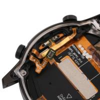 Pantalla LCD y digitalizador de montaje completo con marco para Huawei Watch GT 2 46 mm (negro) - details 3