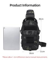 Mochila táctica para acampar para hombre, hombro deportivo, senderismo al aire libre, escalada, ciclismo, pesca, riñonera, MOLLE - details 0