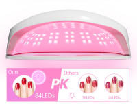Secador de Gel de UVA Profesional 380W Lámpara LED de 84LEDs con 4 Timeros Automáticos - details 1