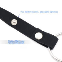 Jaula de castidad para hombre, dispositivo Anti-apagado, banda elástica, cinturón auxiliar, solo anillo ajustable, ropa interior, cuerda Les, anillos de escroto, Juguetes sexuales - details 3