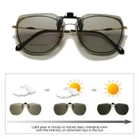 Gafas de Sol Polarizadas con Clip Lentes Fotocromáticas Adaptables para Conducir UV400 - details 3