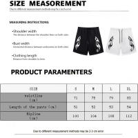 Pantalones cortos deportivos de secado rápido con logo de la tendencia de moda superior de 2025, pantalones casuales de playa de cinco piezas para parejas de verano - details 12