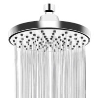 Cabezal de ducha fijo antifugas, espray de lluvia, relajación y Spa para alta presión y flujo de agua, 6 pulgadas - details 0