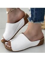 Sandalias de Verano Deslizables para Mujer Zapatillas de Pisa Casuales con Tacón de Cuña para Caminatas y Fiestas - details 9