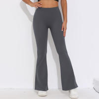 Hamidou-pantalones acampanados de Yoga para mujer, Leggings para Fitness, pantalones de cintura alta para levantar el trasero, pantalones de secado rápido para ciclismo y Fitness - details 23