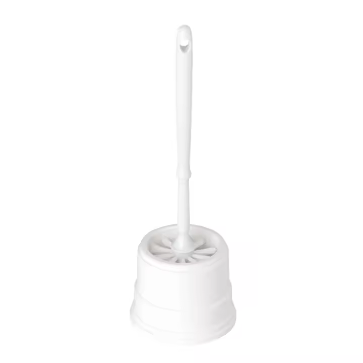 Escobilla de Baño y Escobillero Estándar Español Tamaño 14x14x38cm Para Inodoro - 1