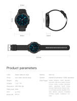 Reloj inteligente VS07, dispositivo con detección de presión arterial y oxígeno, modo de ejercicio, recordatorio sedentario, búsqueda, móvil, novedad de 2024 - details 14