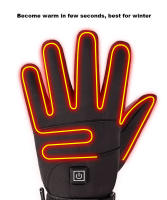 Guantes calefactados impermeables para motocicleta, manoplas para Invierno - details 1