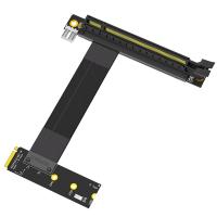 Tarjeta adaptadora elevadora de tarjeta gráfica M.2 NGFF Key M a PCI-E 16x, Cable de extensión Nvme a pci-express 16X (Dirección Correcta) - details 0