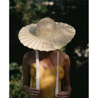 Sombrero de Playa de Paja con Visera de Verano Gorra de Moda para Mujeres 100% Grande - details 0