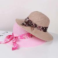 Sombrero de pescador con cinta a la moda para mujer, sombreros de sol informales para mujer, sombrero de paja para playa de verano - details 0