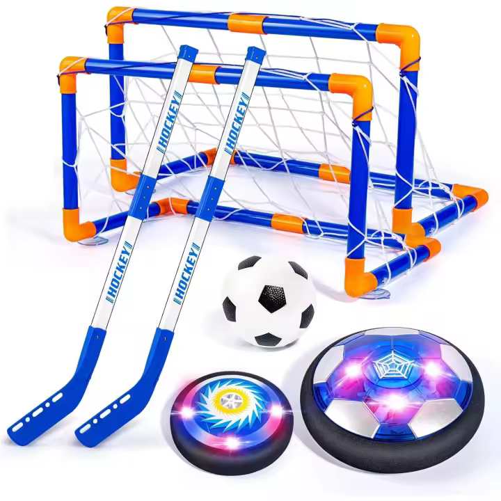 Pelota de Fútbol Hover para Niños 3 en 1 con Luz LED Juego de Hockey para Interiores - 1