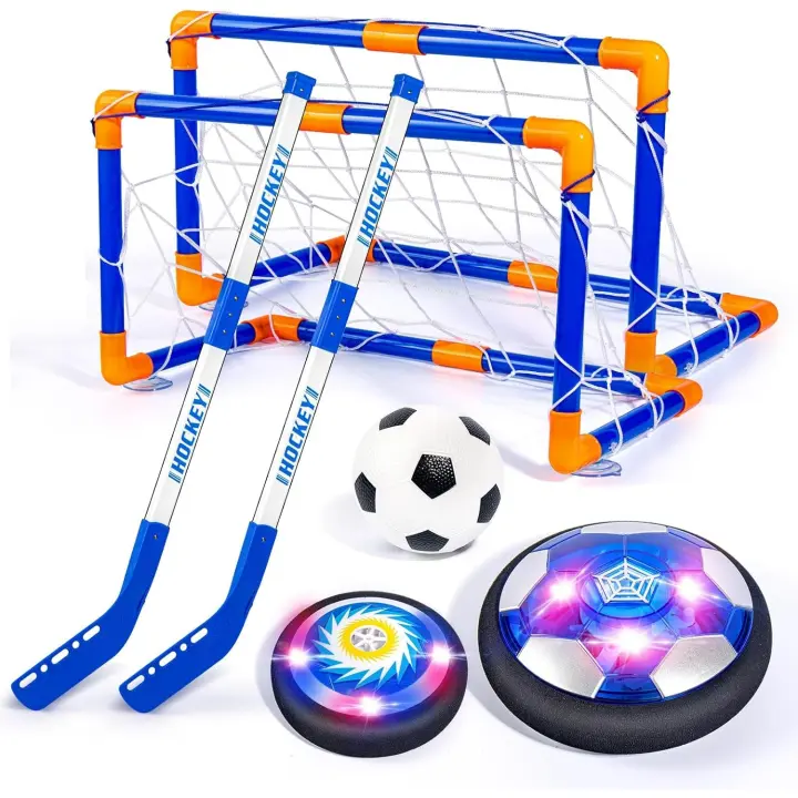 Pelota de Fútbol Hover para Niños 3 en 1 con Luz LED Juego de Hockey para Interiores - 1