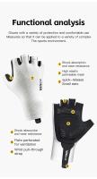 Guantes de Ciclismo de Verano Transpirables para Hombres y Mujeres Almohadilla de Palma Gruesa - details 2