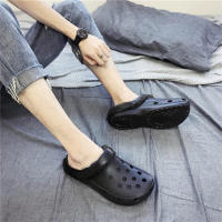 Zapatillas peludas cálidas para hombre y mujer, zapatos de algodón concisos para interiores y el hogar, toboganes mullidos informales, zuecos de piel de felpa, 48, Invierno - details 5