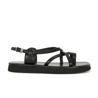 Verano 2025 nuevo retro cruz correa cubierta dedo del pie fondo grueso casual playa romana zapatillas frescas mujeres - details 6