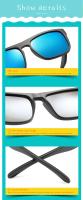 Gafas de sol para niños y niñas, gafas de sol polarizadas para niños, gafas cuadradas de seguridad de silicona para bebés, gafas UV400 - details 13