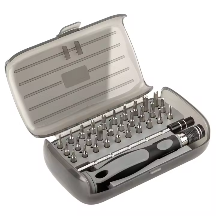 Juego de Destornilladores de Precisión 32 en 1 Portátil Herramientas Manuales Piezas Magnéticas para Reparación de Móviles Xiaomi PC Relojes Material de Acero Chromo-Vanadio - 1