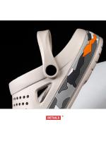 Sandalias con plataforma de camuflaje para hombre, zuecos con suela Eva, a la moda, para verano y exteriores - details 4