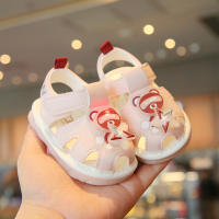 Sandalias De Bebé Niño Zapatos De Dibujos Animados De Verano 0 1-2 Años De Edad Mujer Bebé De Suela Suave Antideslizante Zapatos De Niño Se Llaman Luces De Zapatos - details 2
